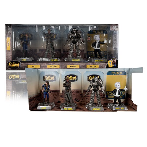 Lucy   Maximus   The Ghoul   Vault Boy (Fallout) 4-Pack 6  Posed Figures - McFarlane Toys Sale