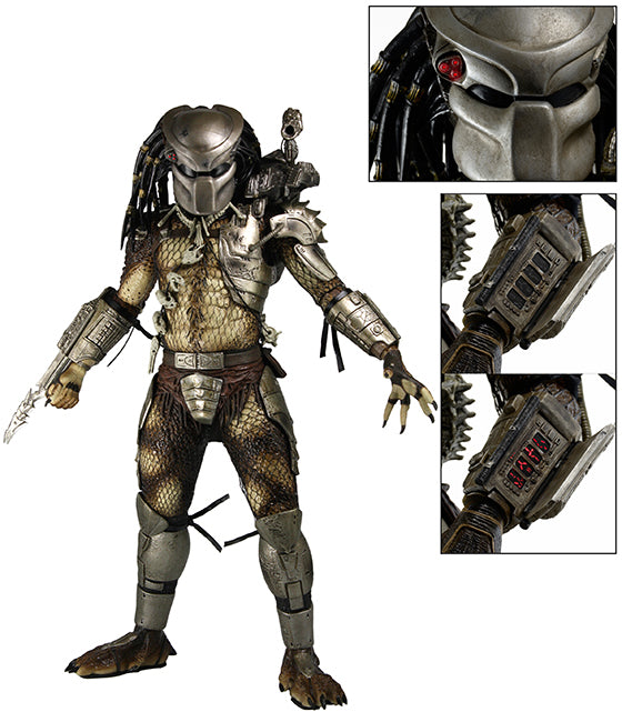 1 4 Scale Action Figure – Predator Jungle Hunter with LED Lights - NECA Fashion