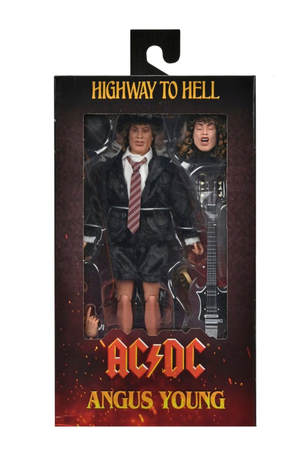 AC DC Angus Young  Highway to Hell  8” Clothed Action Figure - NECA For Cheap