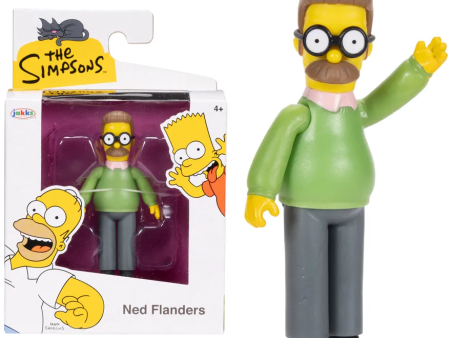 The Simpsons Ned Flanders 2 1 2-inch Scale Action Figure - Jakks Pacific Online now