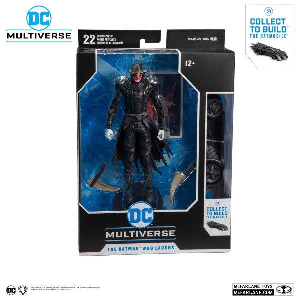 DC Multiverse The Batman Who Laughs 7 Inch Action Figure (DC Rebirth Build-A-Batmobile) - McFarlane Supply